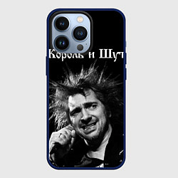 Чехол для iPhone 13 Pro Король и Шут, цвет: 3D-тёмно-синий