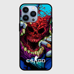 Чехол для iPhone 13 Pro CS GO monster, цвет: 3D-черный