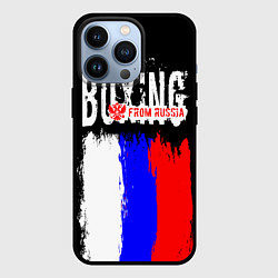 Чехол для iPhone 13 Pro Boxing from Russia, цвет: 3D-черный