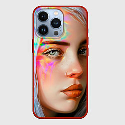 Чехол для iPhone 13 Pro Билли Айлиш, цвет: 3D-красный