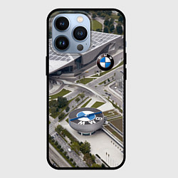 Чехол для iPhone 13 Pro BMW city, цвет: 3D-черный