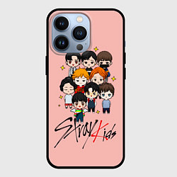 Чехол для iPhone 13 Pro Stray Kids, цвет: 3D-черный