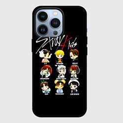 Чехол для iPhone 13 Pro Stray Kids, цвет: 3D-черный