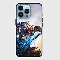 Чехол для iPhone 13 Pro Warrior Zoomorph, цвет: 3D-черный