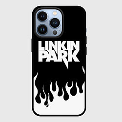 Чехол для iPhone 13 Pro Linkin Park: Black Flame, цвет: 3D-черный