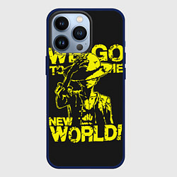 Чехол для iPhone 13 Pro One Piece We Go World, цвет: 3D-тёмно-синий