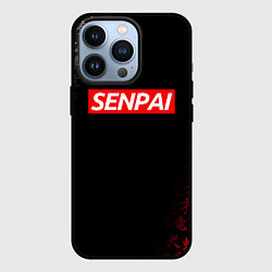 Чехол для iPhone 13 Pro СЕМПАЙ - SENPAI, цвет: 3D-черный