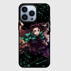 Чехол для iPhone 13 Pro KIMETSU NO YAIBA, цвет: 3D-черный