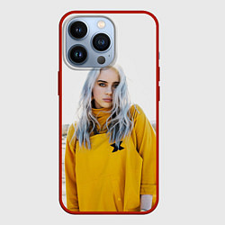 Чехол для iPhone 13 Pro BILLIE EILISH, цвет: 3D-красный