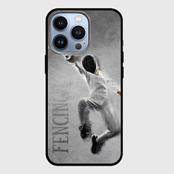 Чехол для iPhone 13 Pro Fencing, цвет: 3D-черный