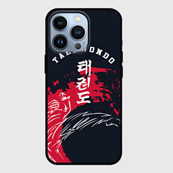 Чехол для iPhone 13 Pro Тхэквондо, цвет: 3D-черный