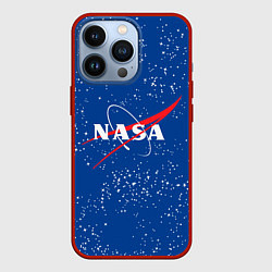 Чехол для iPhone 13 Pro NASA, цвет: 3D-красный