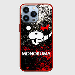 Чехол для iPhone 13 Pro MONOKUMA, цвет: 3D-красный