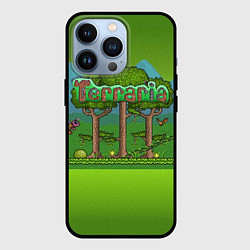 Чехол для iPhone 13 Pro Terraria, цвет: 3D-черный