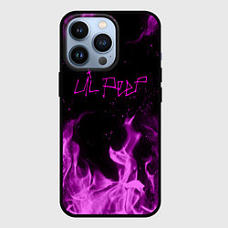 Чехол для iPhone 13 Pro LIL PEEP FIRE, цвет: 3D-черный