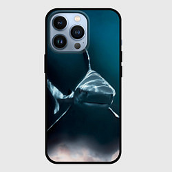 Чехол для iPhone 13 Pro Акула, цвет: 3D-черный