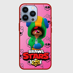 Чехол для iPhone 13 Pro Brawl stars, цвет: 3D-красный