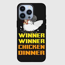Чехол для iPhone 13 Pro Winner Chicken Dinner, цвет: 3D-черный