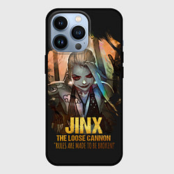 Чехол для iPhone 13 Pro Jinx, цвет: 3D-черный