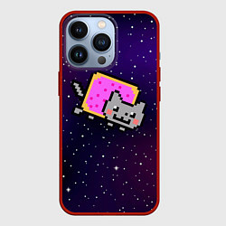 Чехол для iPhone 13 Pro Nyan Cat, цвет: 3D-красный