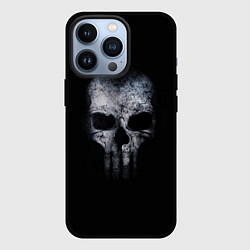 Чехол для iPhone 13 Pro Череп, цвет: 3D-черный