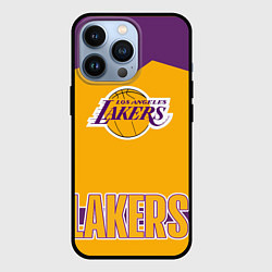 Чехол для iPhone 13 Pro Los Angeles Lakers, цвет: 3D-черный