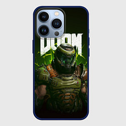 Чехол для iPhone 13 Pro Doom Eternal, цвет: 3D-тёмно-синий