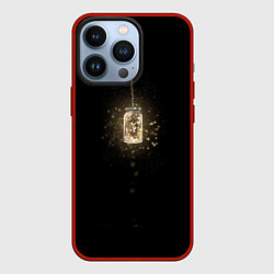 Чехол для iPhone 13 Pro Банка со светлячками, цвет: 3D-красный