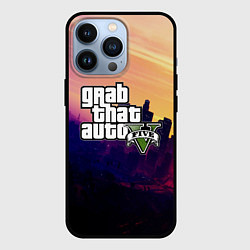 Чехол для iPhone 13 Pro GTA 5, цвет: 3D-черный