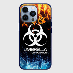 Чехол для iPhone 13 Pro UMBRELLA CORPORATION, цвет: 3D-тёмно-синий