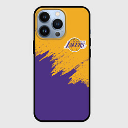 Чехол для iPhone 13 Pro LA LAKERS, цвет: 3D-черный