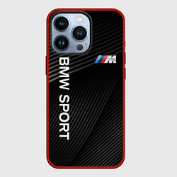 Чехол для iPhone 13 Pro BMW, цвет: 3D-красный