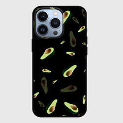 Чехол для iPhone 13 Pro Авокадо, цвет: 3D-черный