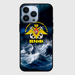 Чехол для iPhone 13 Pro Военно-морской флот, цвет: 3D-черный