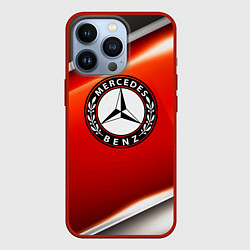 Чехол для iPhone 13 Pro MERCEDES-BENZ, цвет: 3D-красный