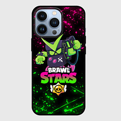 Чехол для iPhone 13 Pro BRAWL STARS VIRUS 8-BIT, цвет: 3D-черный