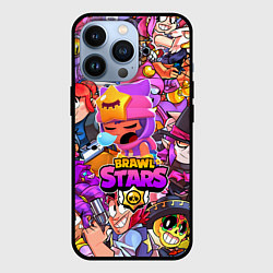 Чехол для iPhone 13 Pro BRAWL STARS SANDY, цвет: 3D-черный