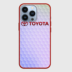 Чехол для iPhone 13 Pro TOYOTA, цвет: 3D-красный