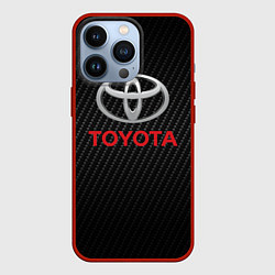 Чехол для iPhone 13 Pro TOYOTA, цвет: 3D-красный