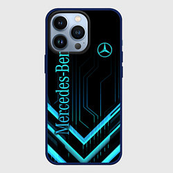 Чехол для iPhone 13 Pro Mercedes-Benz, цвет: 3D-тёмно-синий