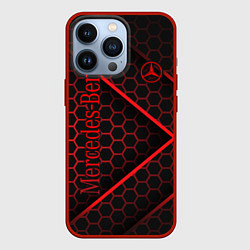 Чехол для iPhone 13 Pro Mercedes-Benz, цвет: 3D-красный