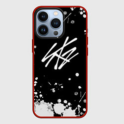 Чехол для iPhone 13 Pro Stray Kids, цвет: 3D-красный