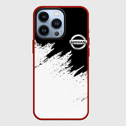 Чехол для iPhone 13 Pro NISSAN, цвет: 3D-красный