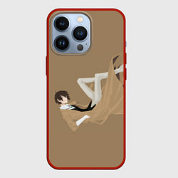 Чехол для iPhone 13 Pro Osamu Dazai, цвет: 3D-красный