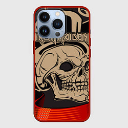 Чехол для iPhone 13 Pro Iron Maiden, цвет: 3D-красный