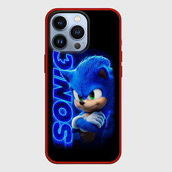 Чехол для iPhone 13 Pro SONIC, цвет: 3D-красный