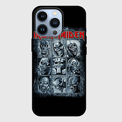 Чехол для iPhone 13 Pro Iron Maiden, цвет: 3D-черный