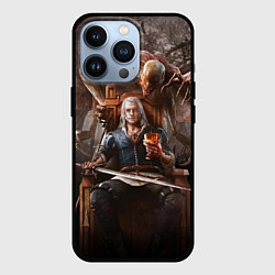 Чехол для iPhone 13 Pro КРОВЬ И ВЕДЬМАК, цвет: 3D-черный