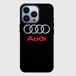 Чехол для iPhone 13 Pro AUDI, цвет: 3D-черный