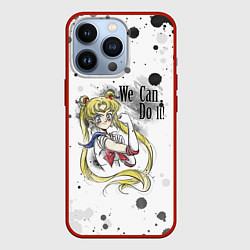 Чехол для iPhone 13 Pro Sailor Moon We can do it!, цвет: 3D-красный